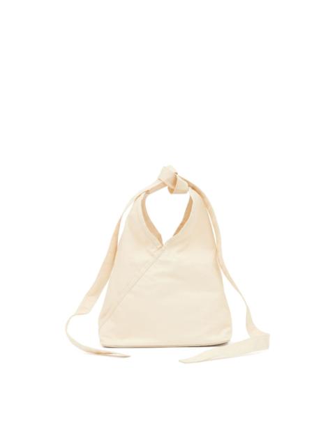 knot-detail triangle handbag