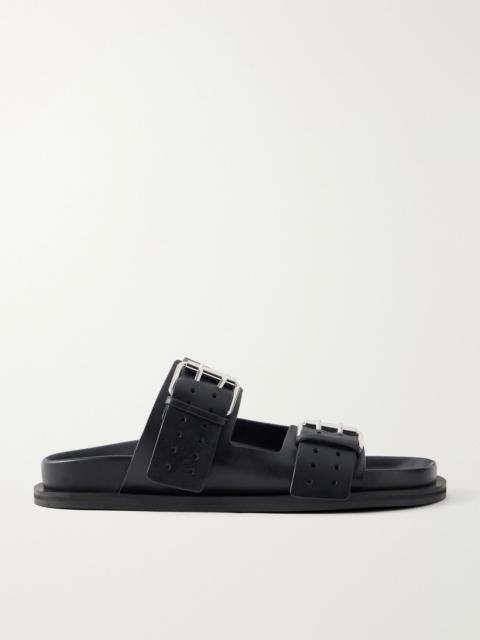 A.EMERY Leon leather sandals Black