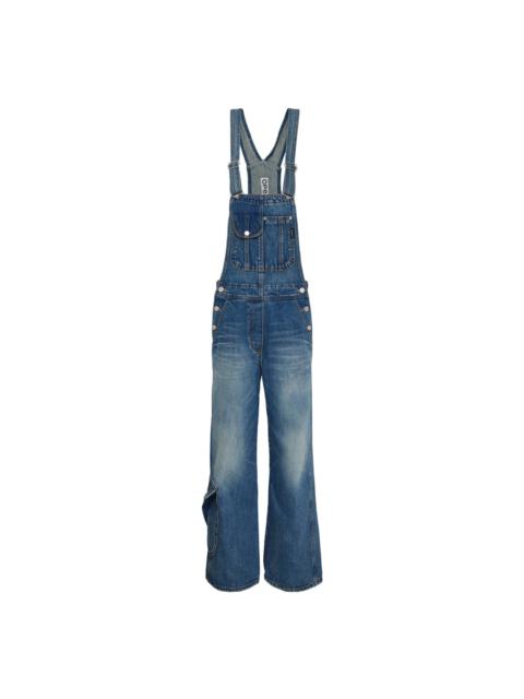 OPEN YY Cargo Pocket Denim Overalls