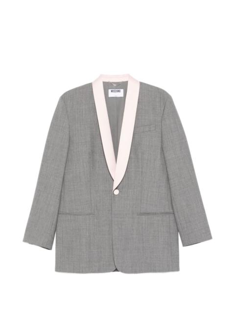 Moschino shawl-lapel blazer