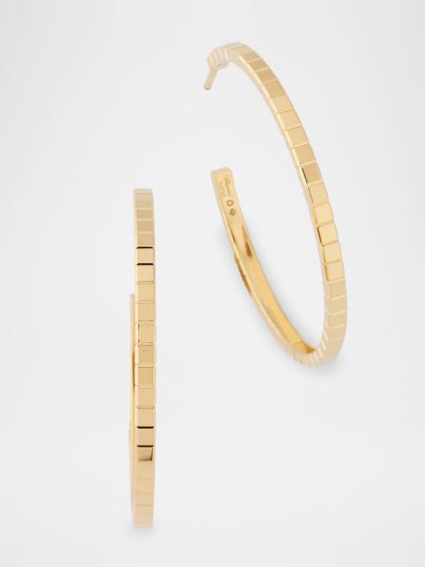 Chopard 18K Yellow Gold Ice Cube Hoop Earrings