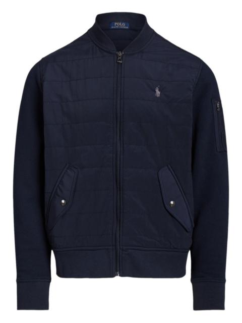 Polo Ralph Lauren panel-design zip-fastening bomber jacket