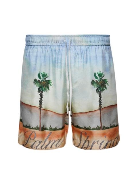 Dinosaur Webster palm-tree shorts