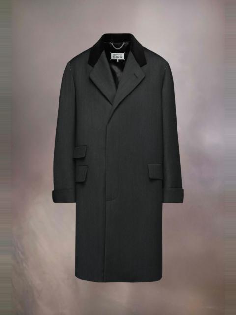 【送関込】Maison Margiela☆Cotton caban coat Gray Cotton Caban Jacket by Maison Margiela on Sale