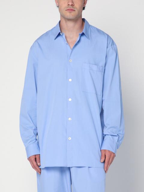 TEKLA Cornflower blue pyjama shirt