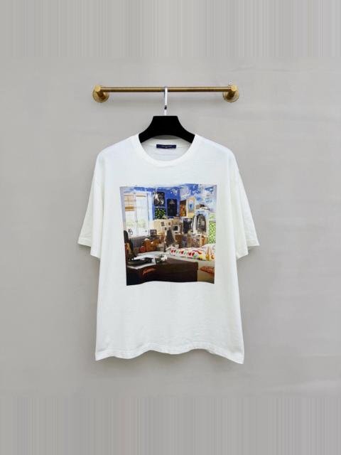 Louis Vuitton Louis Vuitton Painted Oil Painting Short Sleeve Top