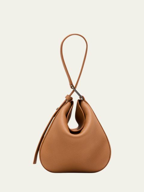 AKRIS Anna Little Leather Hobo Bag