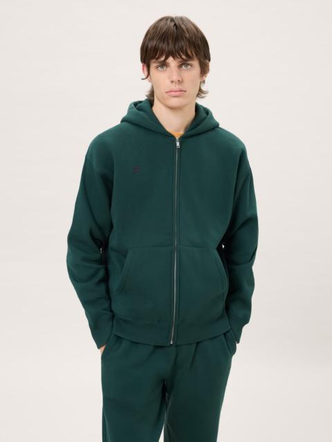 PANGAIA Mens Heavyweight Zip Up Hoodie - Depth Green