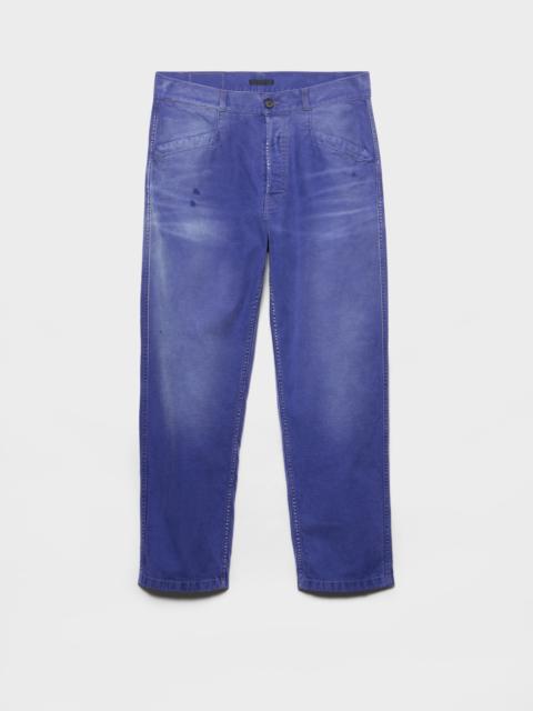 Prada Cotton twill pants