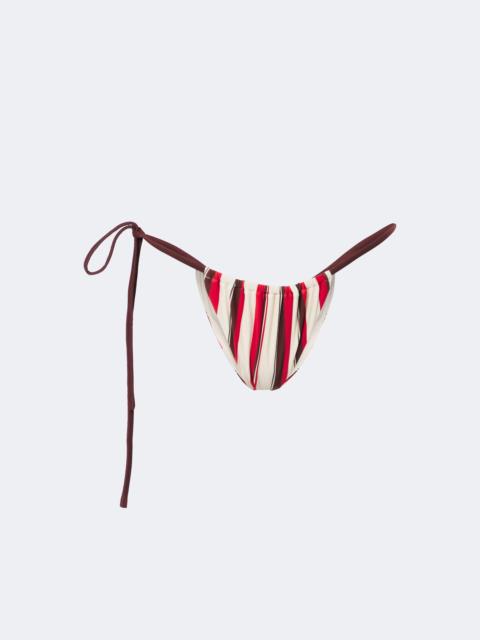 SIR. Alva striped bikini bottoms