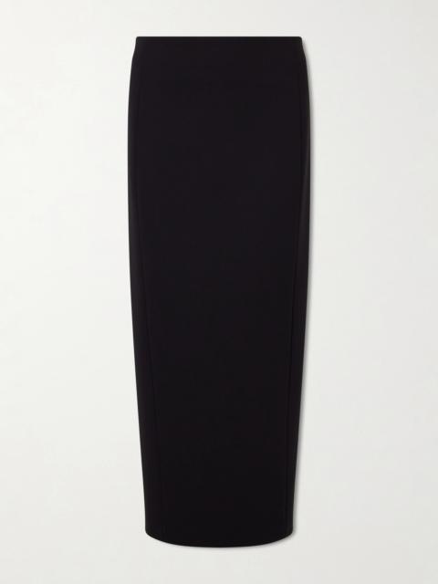 KHAITE Lyle Crepe Midi Skirt