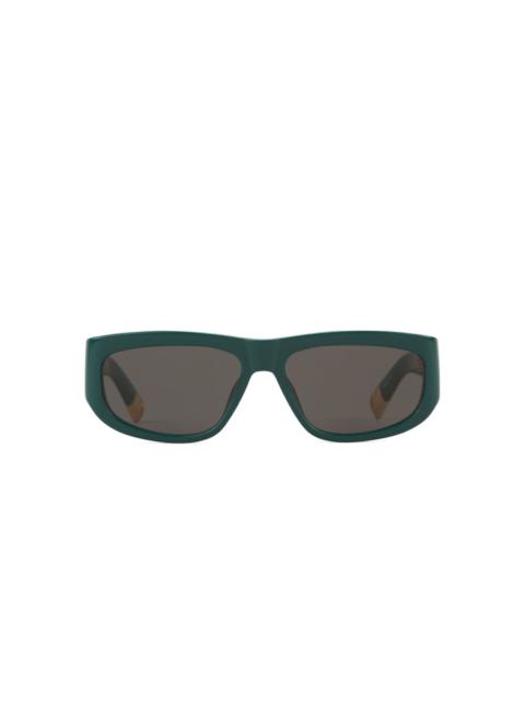 JACQUEMUS rectangle-frame sunglasses
