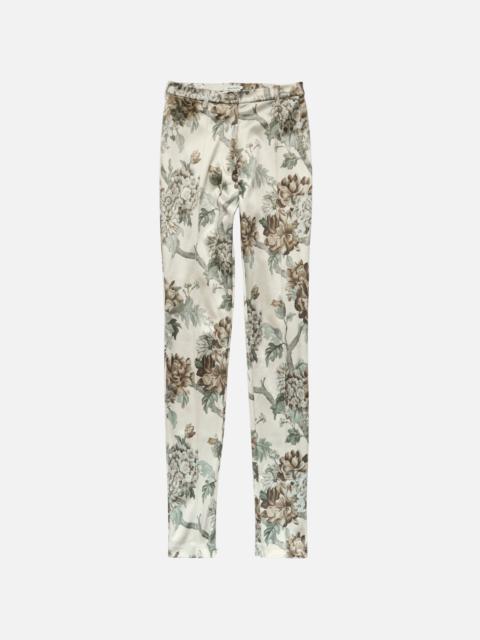 Acne Studios Fitted printed trousers - Cream beige