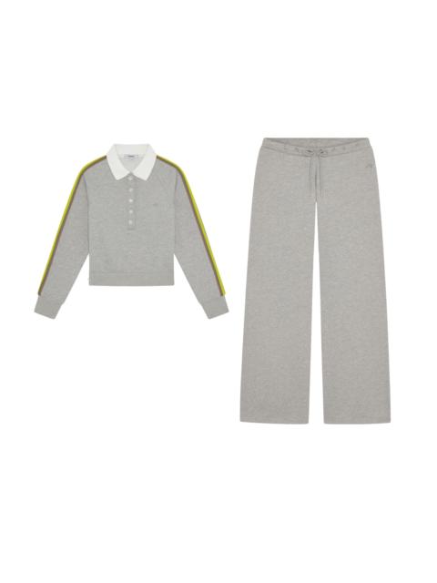 miaou DREW BUTTON UP + ZANE SWEATPANT - GREY