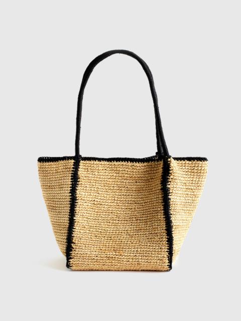 Madewell The Lexington Small Tote in Raffia