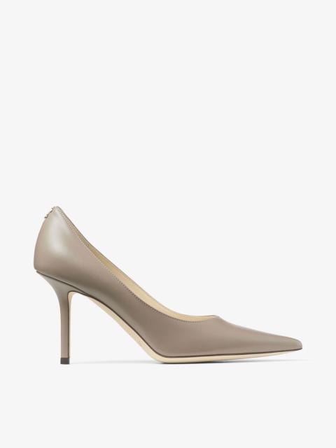 Love 85
Taupe Leather Pumps with JC Emblem