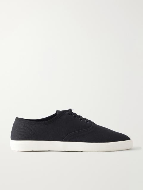 The Row Fynn Cotton-canvas Sneakers