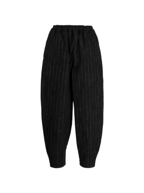 The Tracer striped cotton trousers