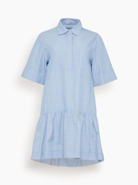 Cris Dress in Harbor Blue Stripe