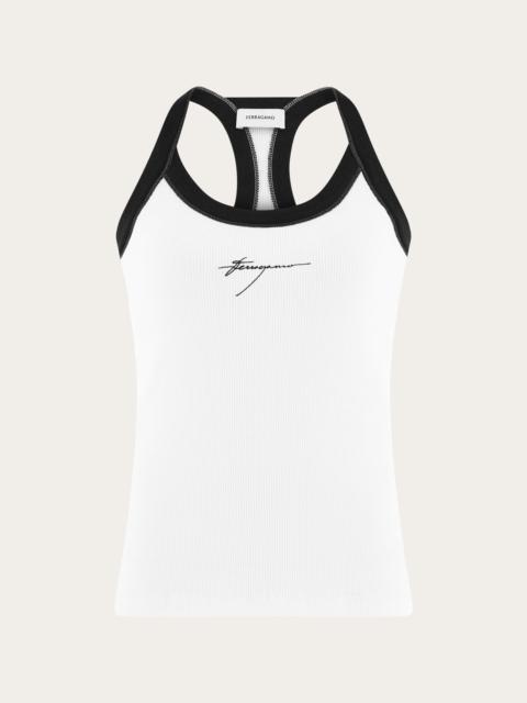 FERRAGAMO Organic cotton vest