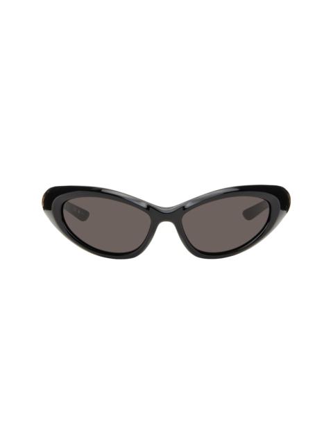 Black Sporty B Round Af Sunglasses