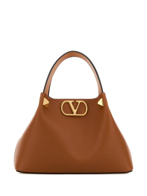 Valentino Carmel leather VLogo Signature handbag