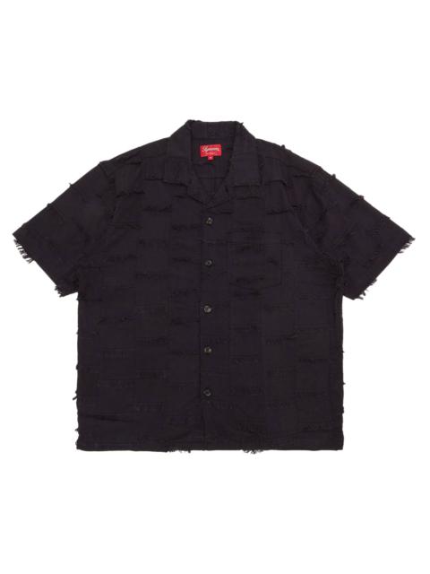 Supreme Patchwork Short-Sleeve Shirt 'Black'