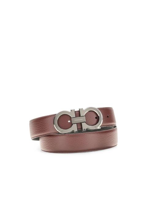 FERRAGAMO reversible and adjustable Gancini belt