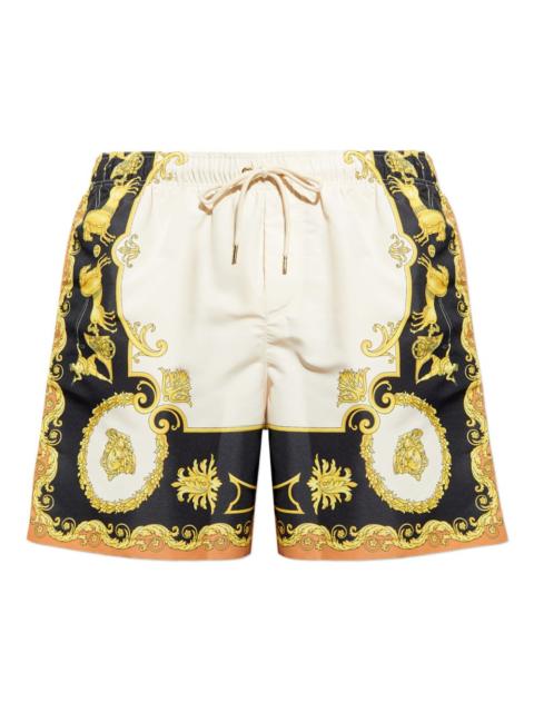 VERSACE Baroque-print swim shorts