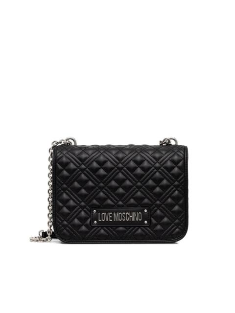 Moschino quilted-design chain-strap shoulder bag