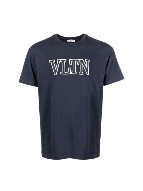 VLTN logo-embroidered T-shirt