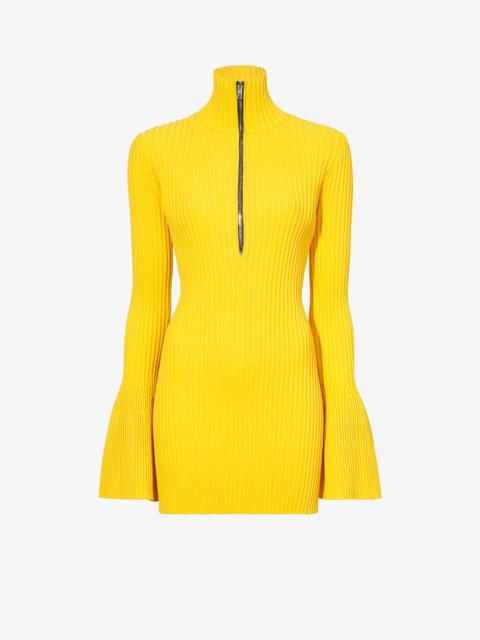 Proenza Schouler Viscose Rib Zip Sweater