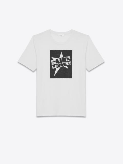 SAINT LAURENT "saint laurent" star t-shirt