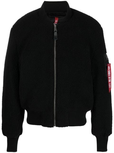 ALPHA INDUSTRIES MA-1 Teddy bomber jacket