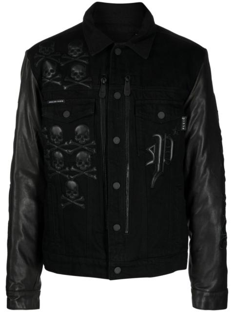 PHILIPP PLEIN Gothic Plein denim jacket