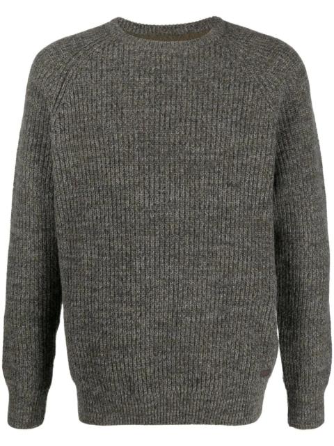 Barbour ribbed-knit long-sleeve jumper