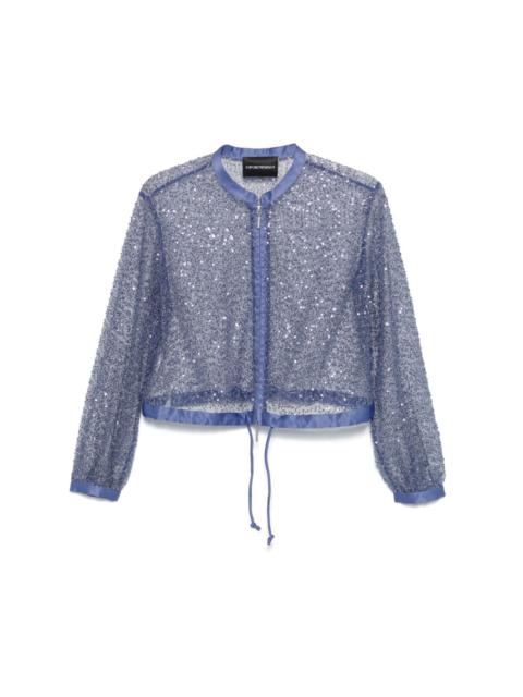 jet-embroidery sequin jacket