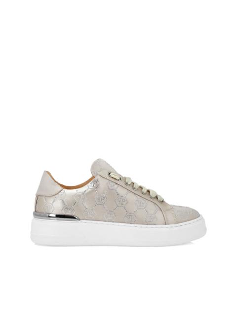 PHILIPP PLEIN monogram-embellished sneakers