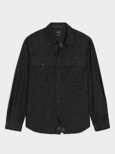 TODD SNYDER Denim Cape Shirt