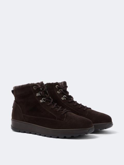 BOGNER Antwerp suede lace-up boots