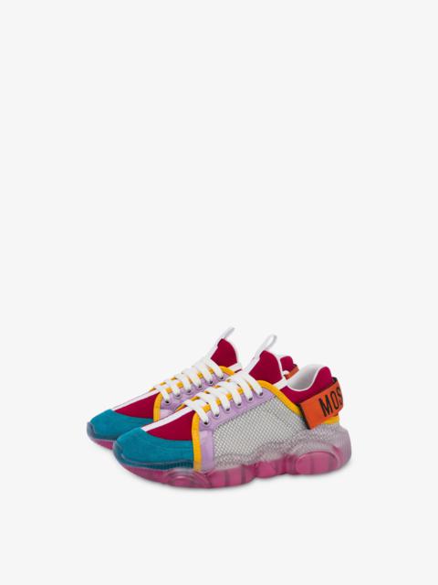 Moschino LOGO TAPE TEDDY SHOES