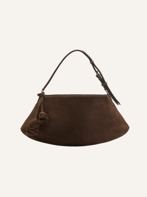 MAGDA BUTRYM Maya bag in brown suede