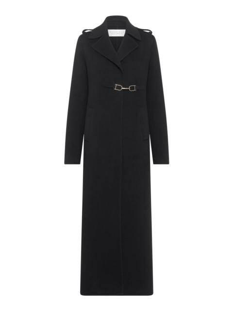 GABRIELA HEARST Dee Coat in Black Double-face Recycled Cashmere