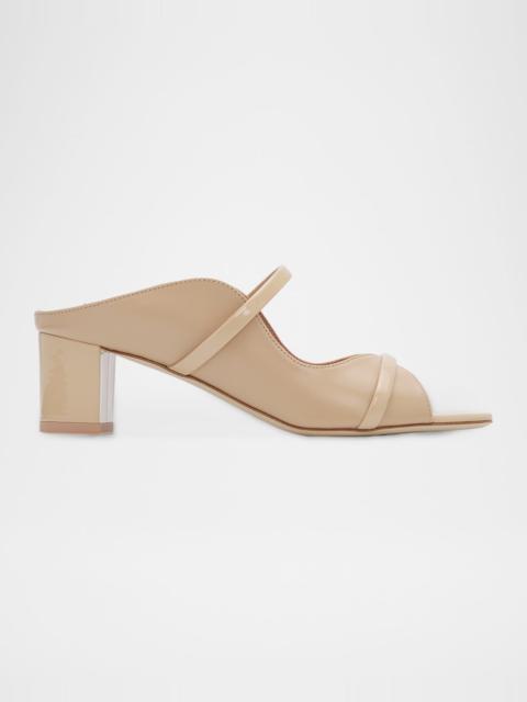 MALONE SOULIERS 45mm Norah Leather Mule Sandals