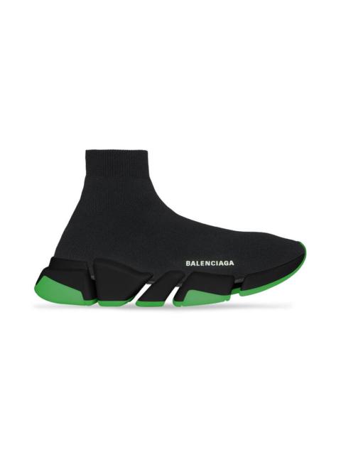 BALENCIAGA speed 2.0 clear sole recycled knit sneaker