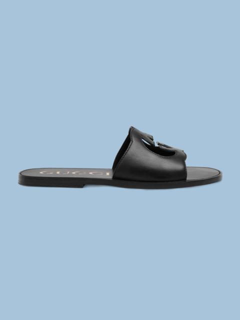 GUCCI Men's Interlocking G slide sandals
