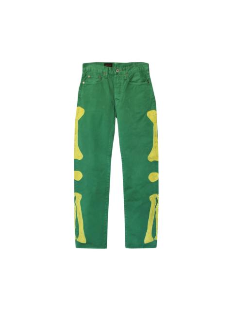 Kapital Skeleton 5P Cisco Pants 'Green'