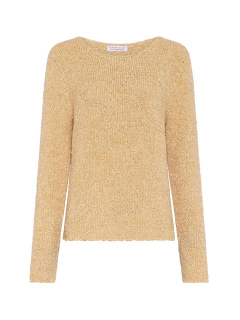 GABRIELA HEARST Crescenta Knit Sweater in Hay Silk Cashmere Linen
