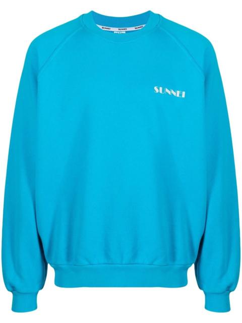 SUNNEI logo-print crew-neck sweatshirt
