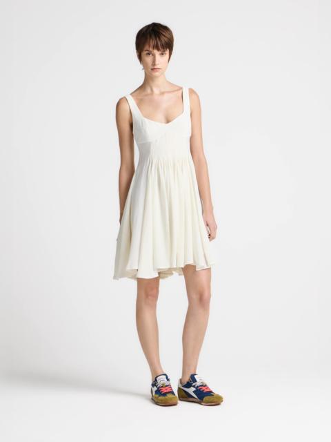 JW Anderson WOMENS BABYDOLL DRESS IN IVORY